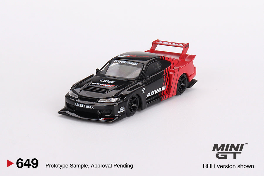 Mini GT - Nissan LB-Super Silhouette S15 SILVIA ADVAN - Scale 1/64 MGT00649-R