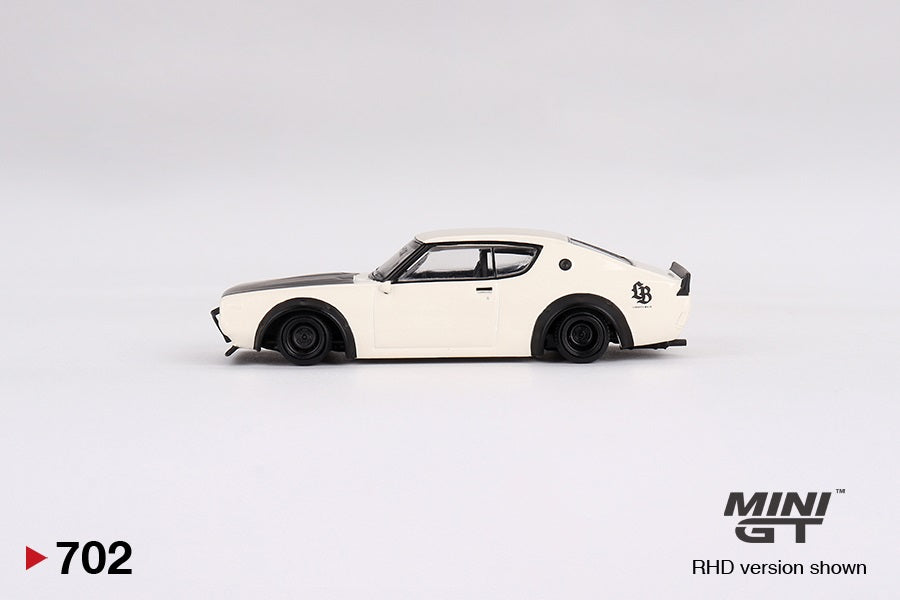 Mini GT - Nissan Skyline Kenmeri Liberty Walk White RDH - Scala 1/64 MGT00702