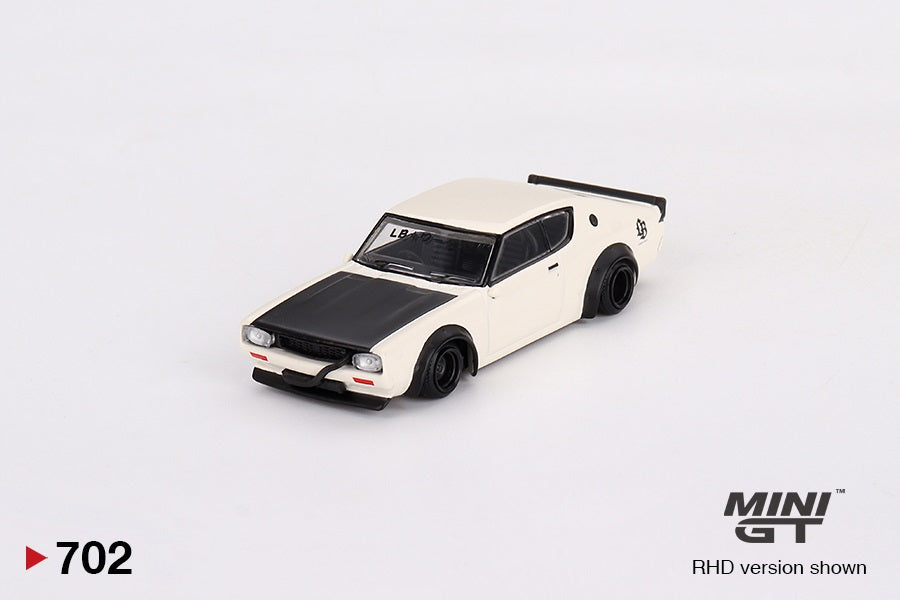 Mini GT - Nissan Skyline Kenmeri Liberty Walk White RDH - Scala 1/64 MGT00702