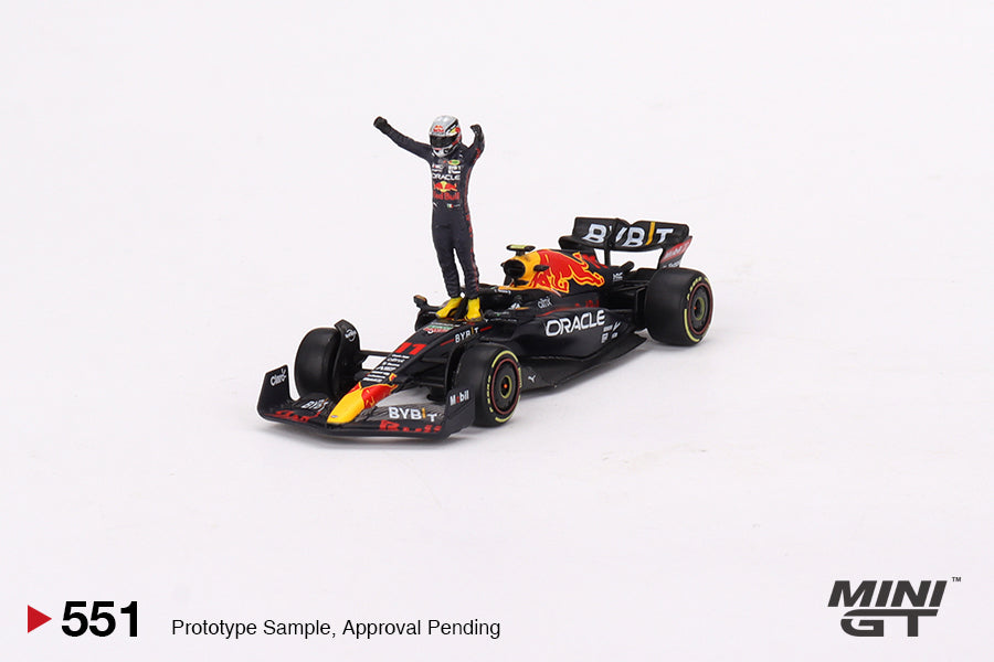 Mini GT - Oracle Red Bull Racing RB18 #11 Sergio Pérez 2022 Monaco Prix Winner - Scala 1/64 MGT00551