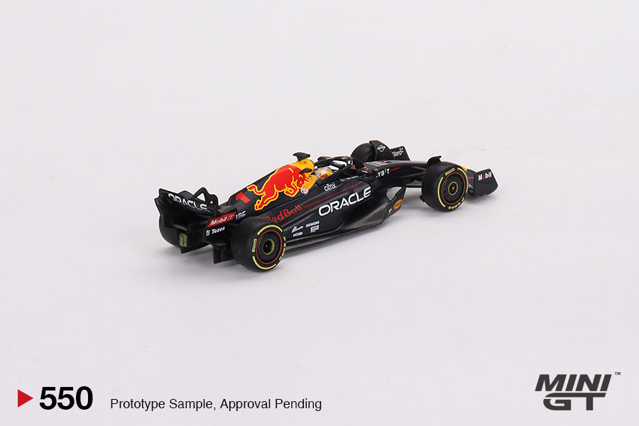 Mini GT - Oracle Red Bull Racing RB18 #1 Max Verstappen 2022 Monaco Grand Prix 3rd Place - Scala 1/64 MGT00550