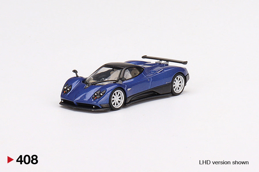 Mini GT - Pagani Zonda F Blue Argentina - 1/64 Scale MGT00408 LHD