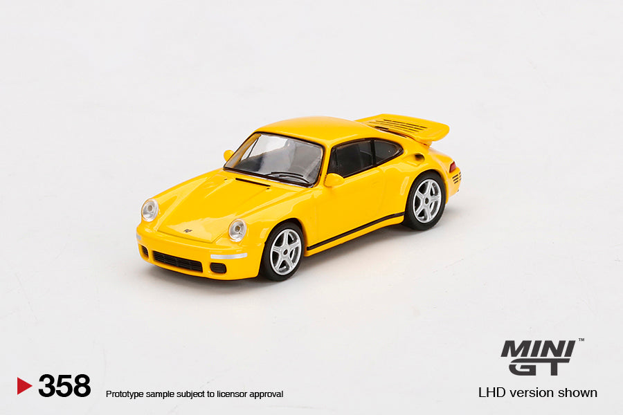 Mini GT - RUF CTR Anniversary Blossom Yellow - Scala 1/64 MGT00358-L