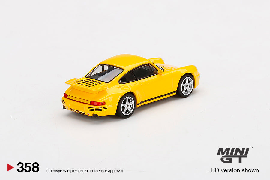 Mini GT - RUF CTR Anniversary Blossom Yellow - Scala 1/64 MGT00358-L