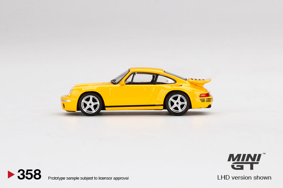 Mini GT - RUF CTR Anniversary Blossom Yellow - Scala 1/64 MGT00358-L