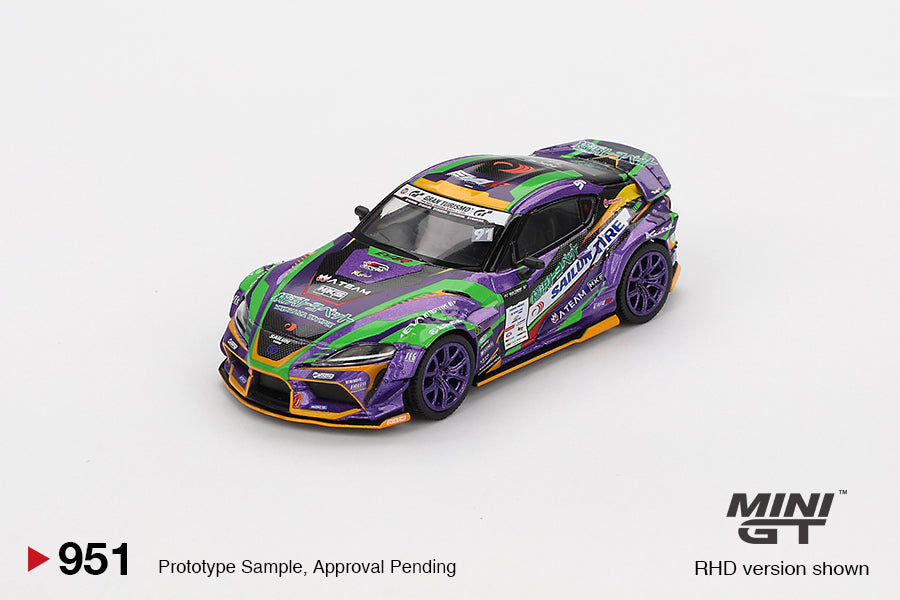 [PRE-ORDER] Mini GT - Toyota GR Supra KUHL 2021 D1GP Evangelion Racing - Scale 1/64 MGT00951