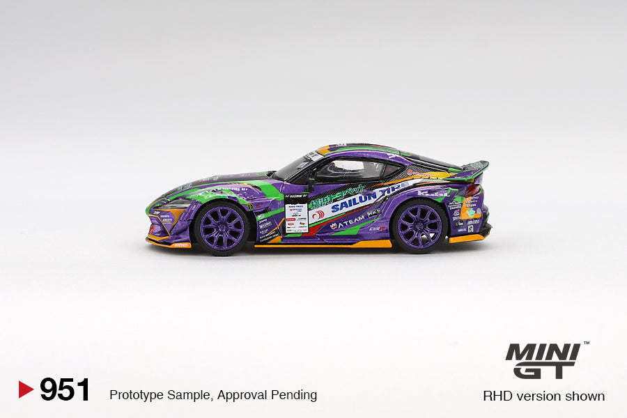 [PRE-ORDER] Mini GT - Toyota GR Supra KUHL 2021 D1GP Evangelion Racing - Scale 1/64 MGT00951