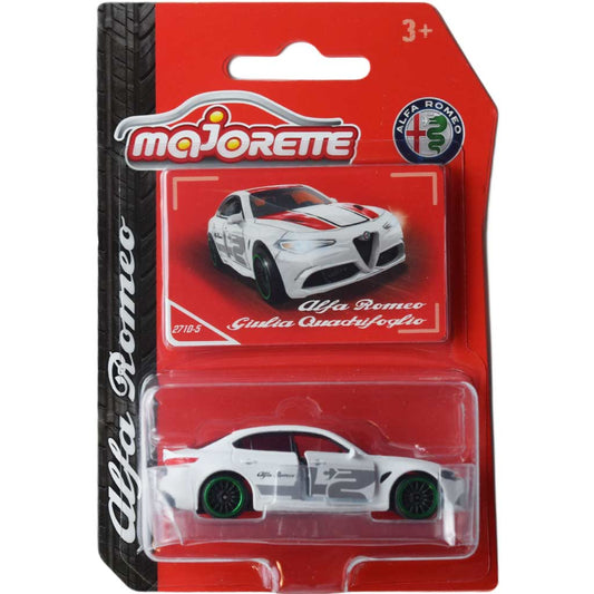 Majorette - Alfa Romeo Giulia Quadrifoglio White - Scala 1/64