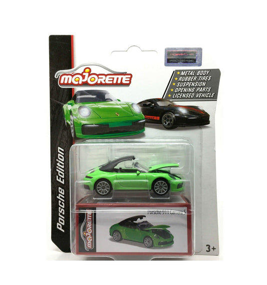 Majorette - Porsche (992) 911 Carrera S Green - Scale 1/64