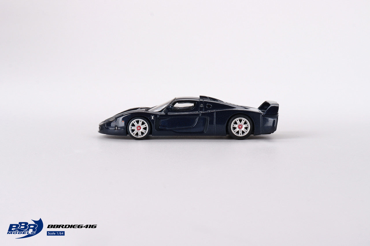 BBR Models - Maserati MC12 Stradale Blue Metallic with Stripe - Scale 1/64 BBRDIE6416