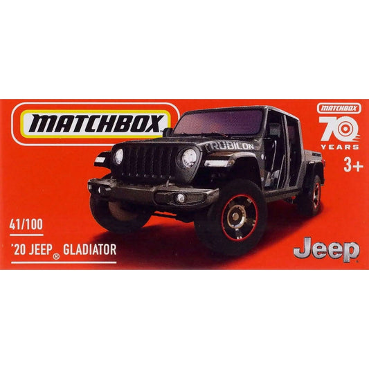 Matchbox - Jeep Gladiator 2020 #41 Black - Matchbox - Scala 1/64 Circa