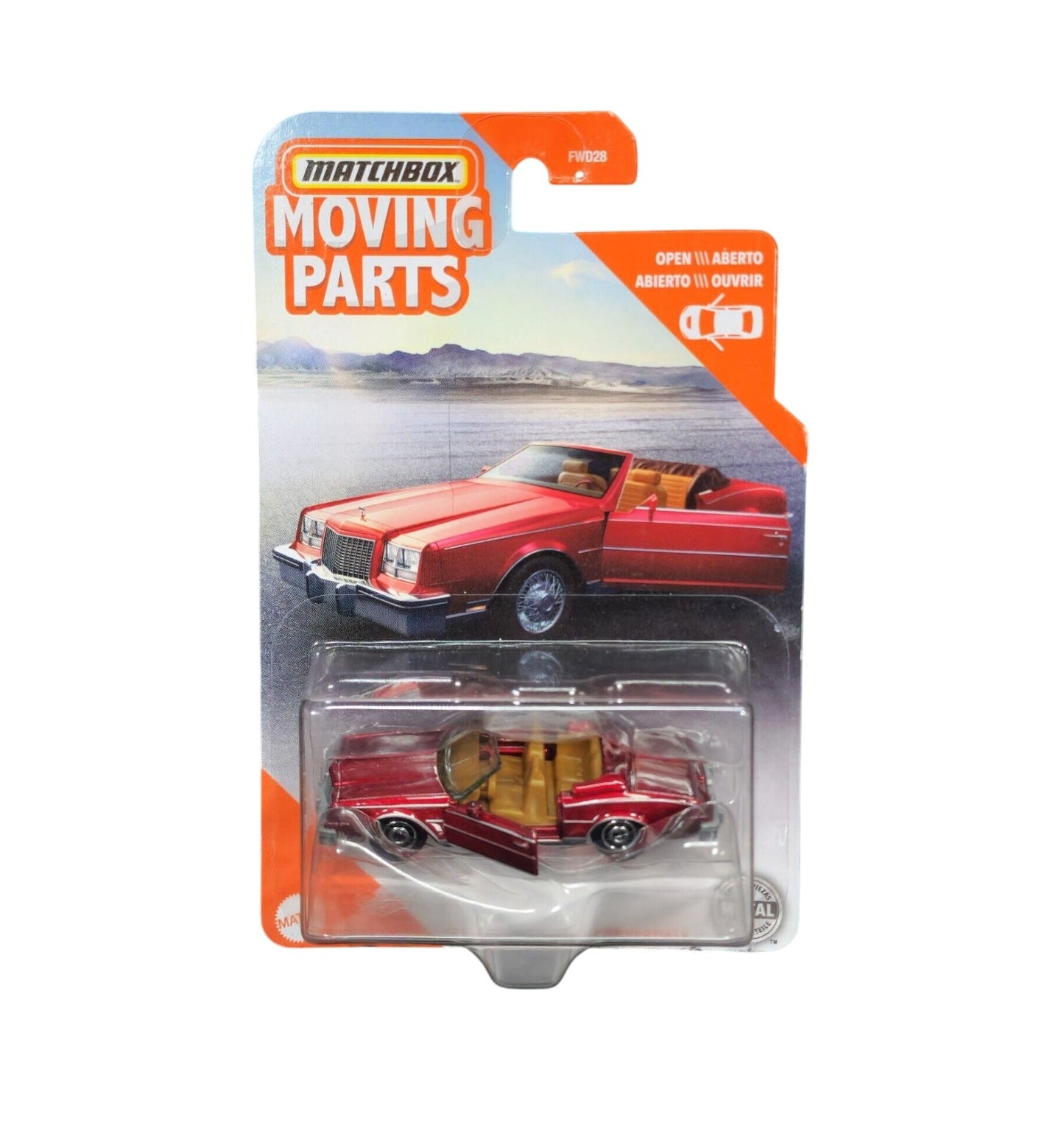 Matchbox - '83 Buick Riviera Convertible Red - Matchbox Moving Parts - Scala 1/64 Circa