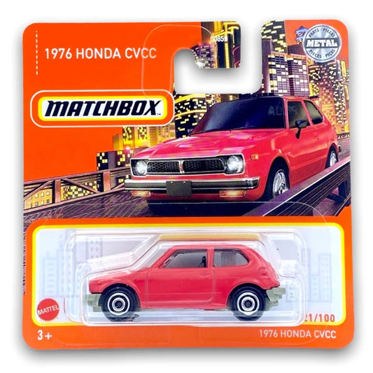 Matchbox - Honda CVCC 1976 Red #21 - Matchbox - Scala 1/64 Circa