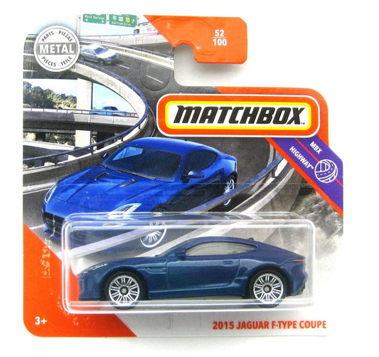 Matchbox - Jaguar F-Type 2015 Blue #52 - Matchbox - Scala 1/64 Circa