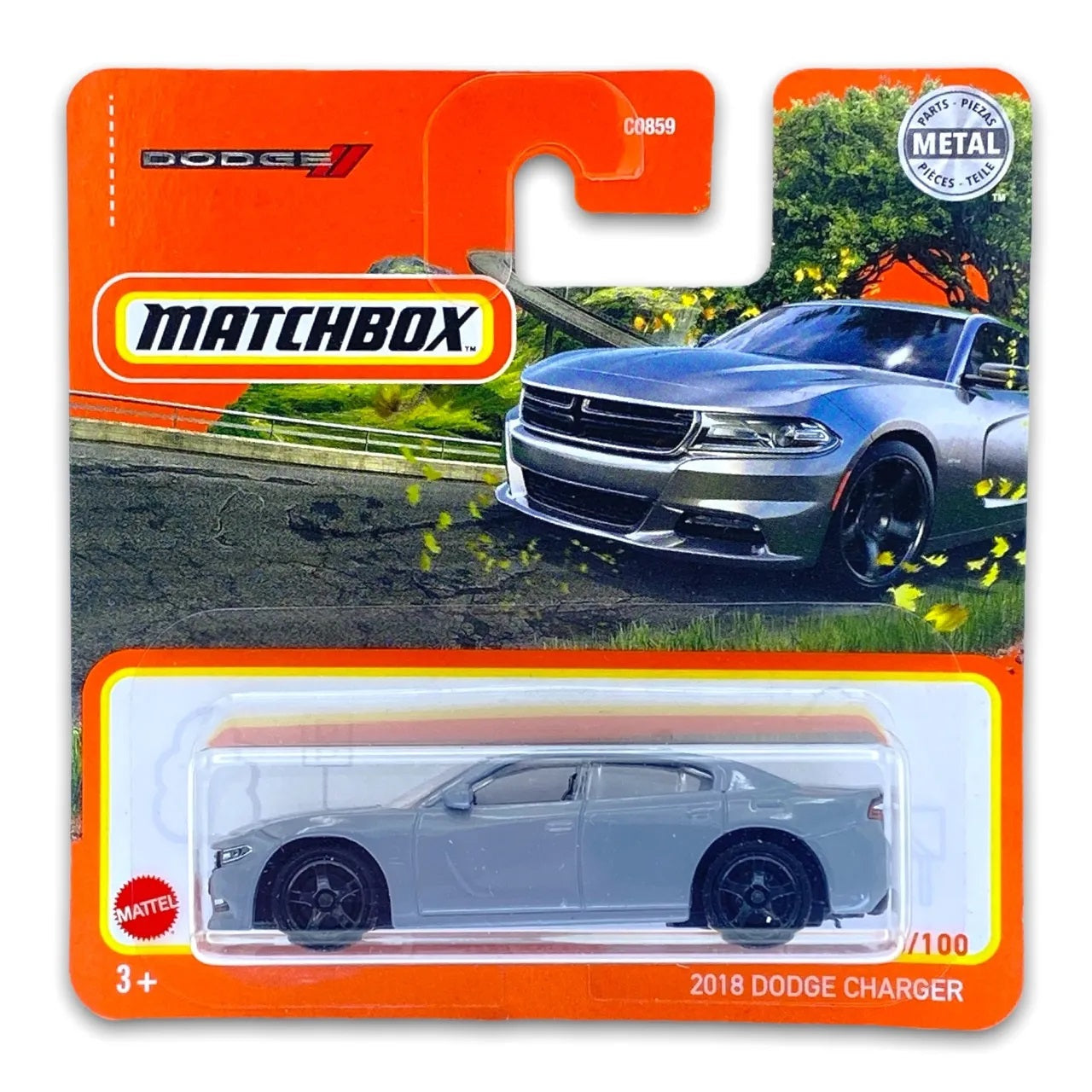 Matchbox - Dodge Charger 2018 Grey #55 - Matchbox - Scala 1/64 Circa