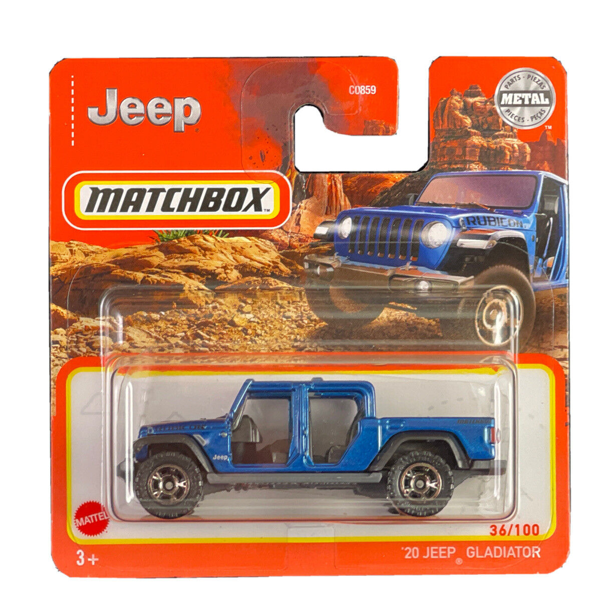 Matchbox - Jeep Gladiator 2020 Metallic Blue #36 - Matchbox - Scala 1/64 Circa