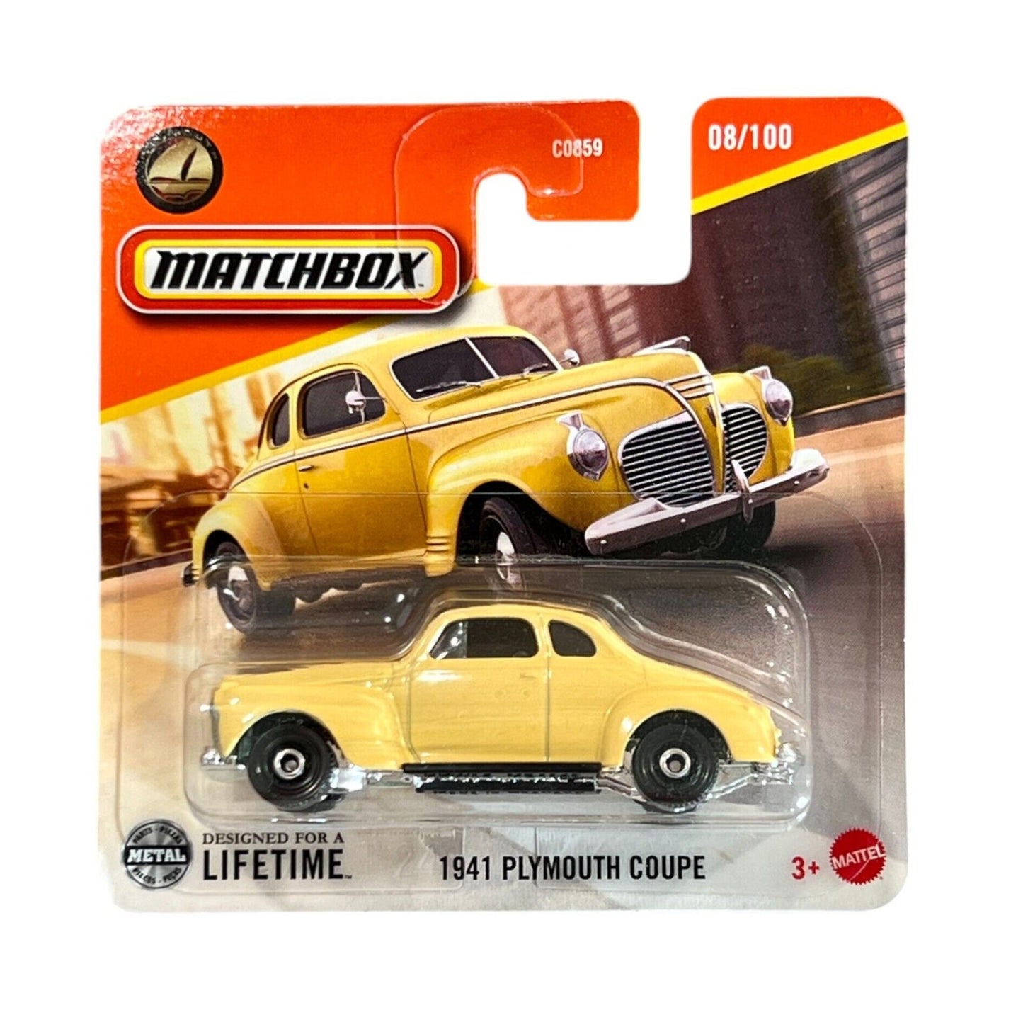 Matchbox - 1941 Plymouth Coupe #08 - Scale 1/64 Approx