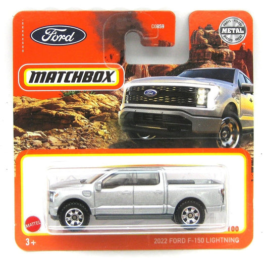 Matchbox - Ford F-150 Lightning Silver #84 - Matchbox - Scale 1/64