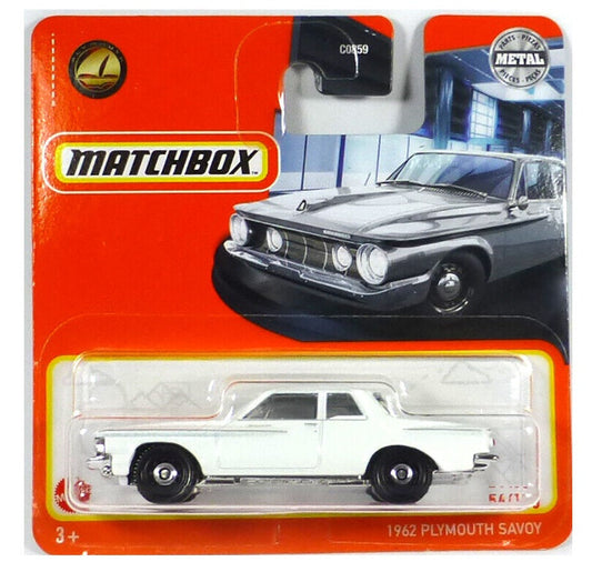 Matchbox - Plymouth Savoy 1962 White #54 - Matchbox - Scale 1/64 Approx