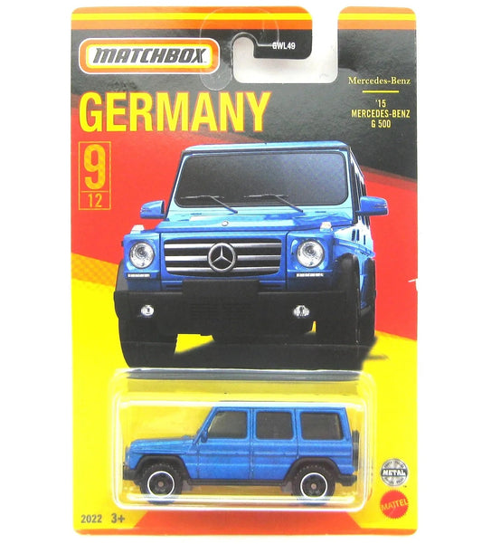 Matchbox - Mercedes Benz G500 Blue Series Germany - Matchbox - Scale 1/64 Approx