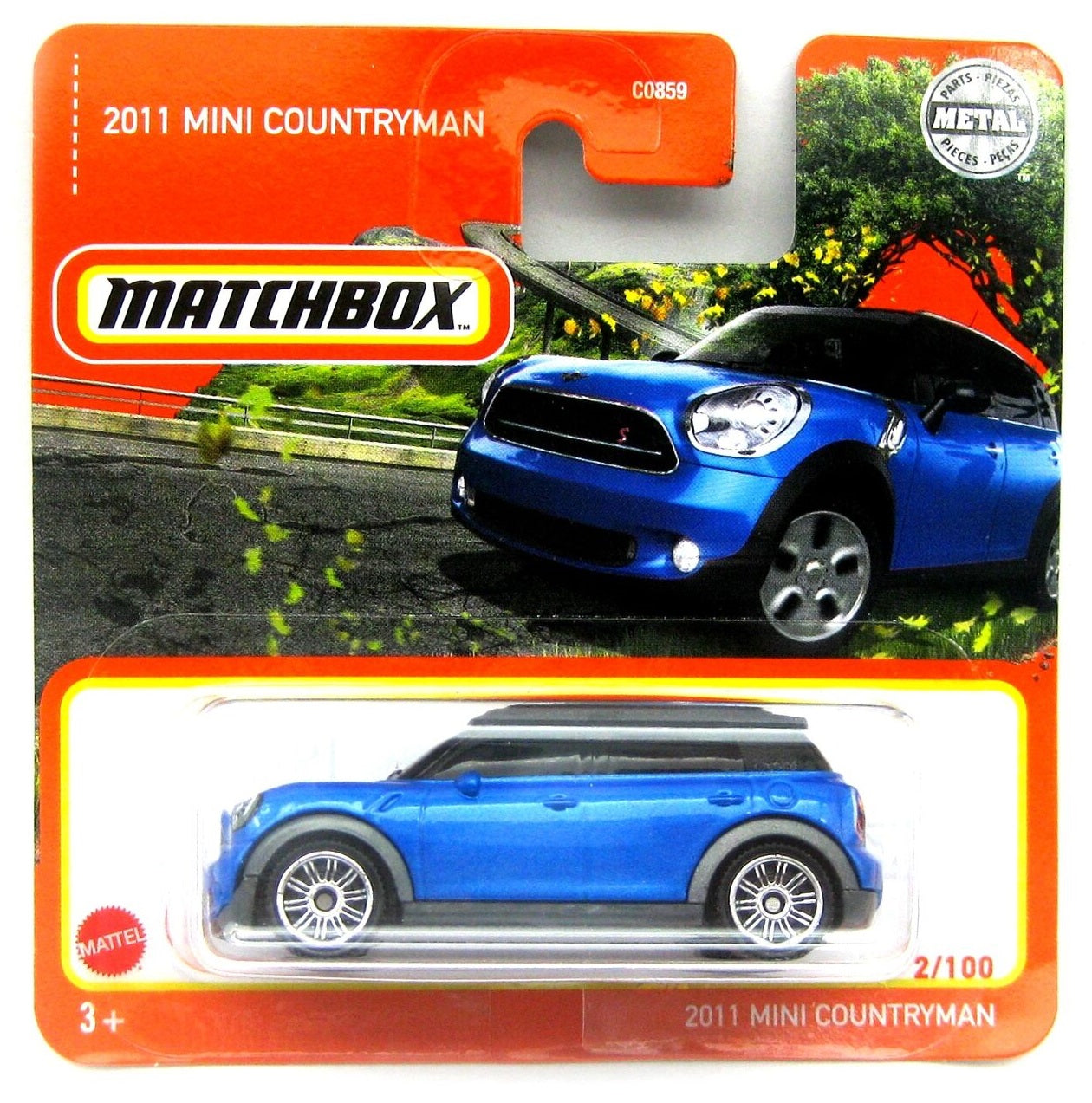 Matchbox - MINI Countryman 2011 Blue #02 - Matchbox - Scale 1/64 Approximately