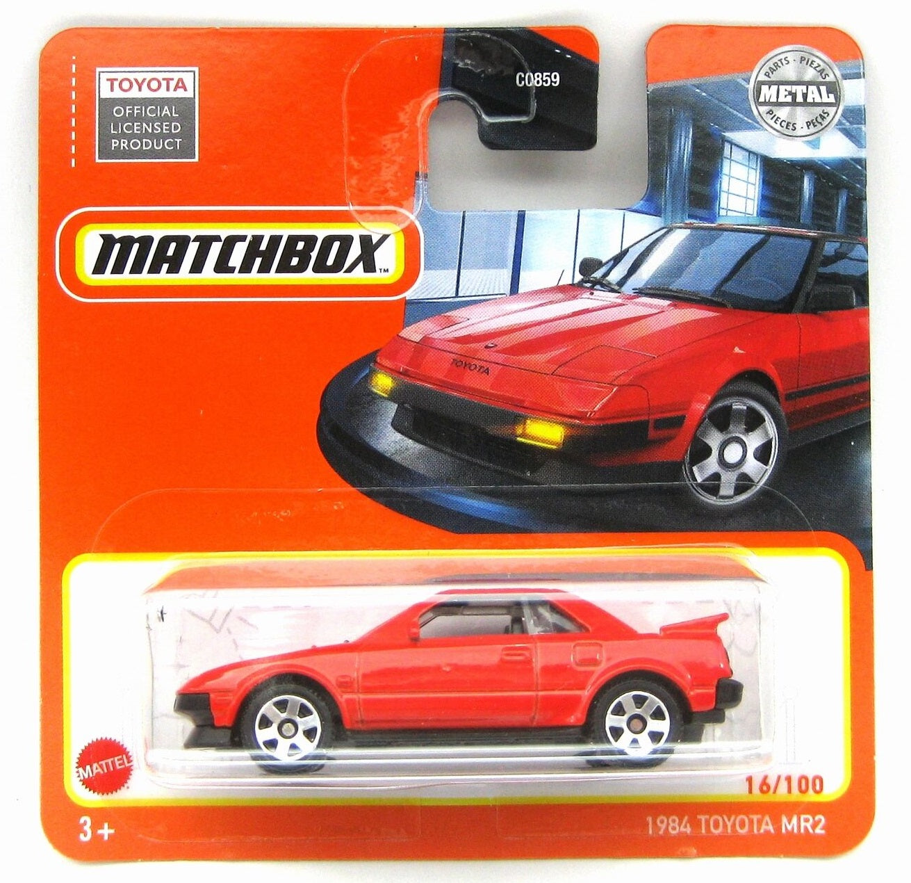 Matchbox - Toyota MR2 1984 Red #19 - Matchbox - Scala 1/64 Circa