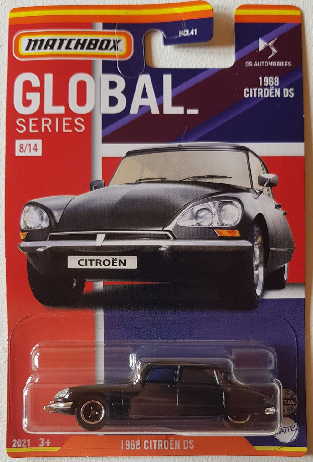 Matchbox - Citroen DS 1968 Black Global Series - Matchbox - Scale 1/64 Approx