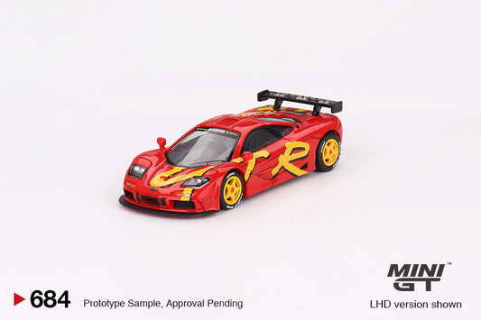 Mini GT - McLaren F1 GTR 1996 Presentation - Scala 1/64 MGT00684