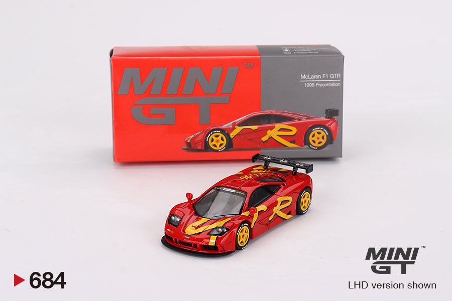 Mini GT - McLaren F1 GTR 1996 Presentation - Scale 1/64 MGT00684