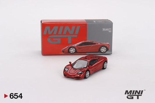 Mini GT - McLaren F1 Red - Scala 1/64 MGT00654