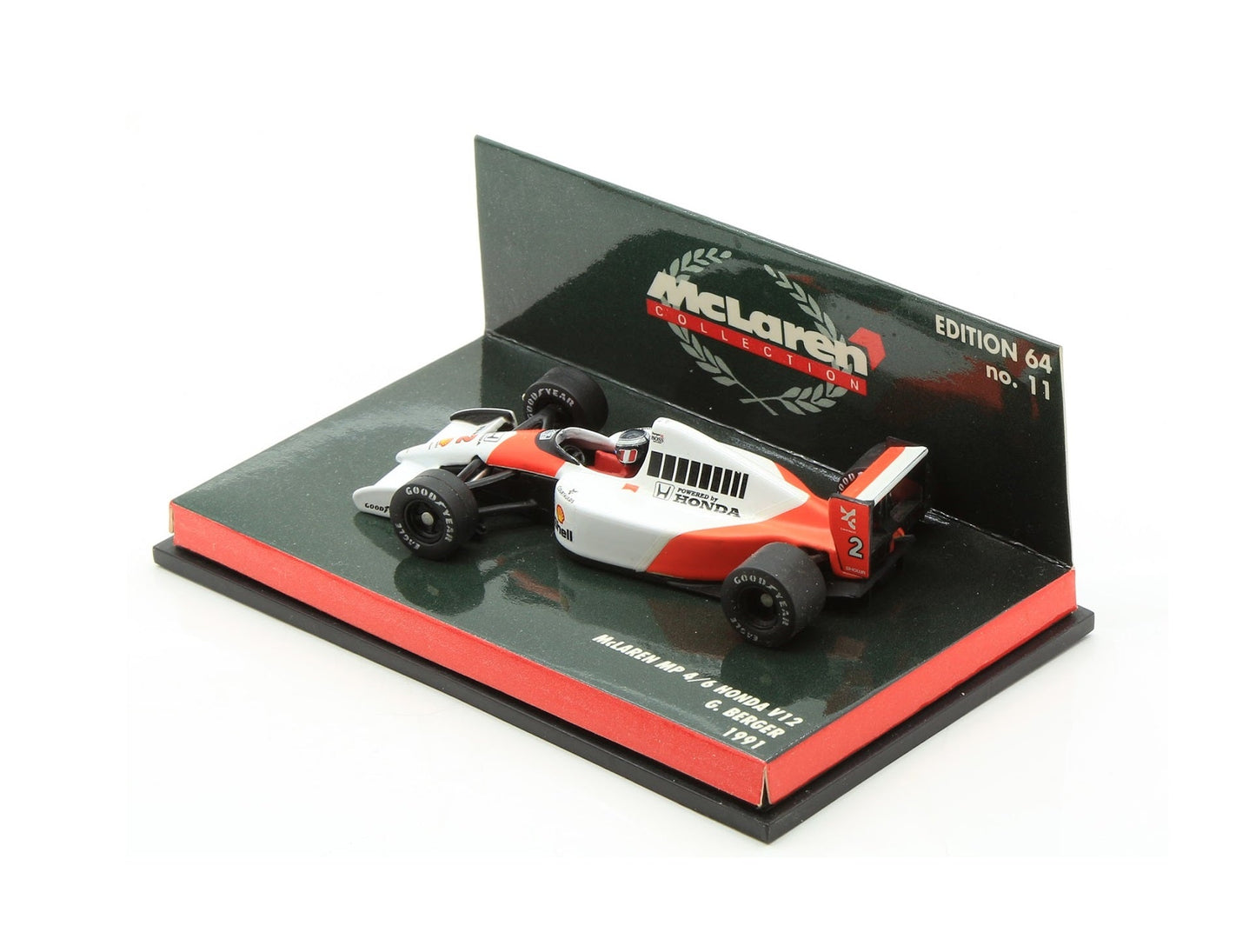 Minichamps - McLaren MP4/6 Honda V12 1991 #2 G.Berger - Scala 1/64 530916402