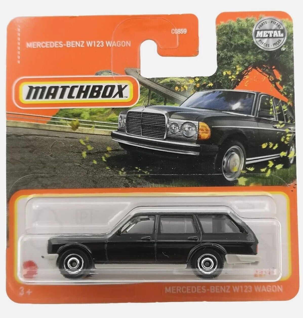 Matchbox - Mercedes Benz W123 Station Wagon Black #22 - Matchbox - Scale 1/64 Approximately