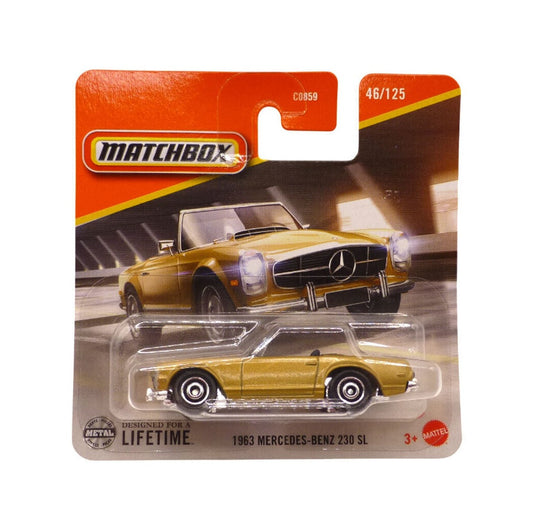 Matchbox - Mercedes Benz 230 SL (W113) Gold #46 - Scala 1/64 Circa