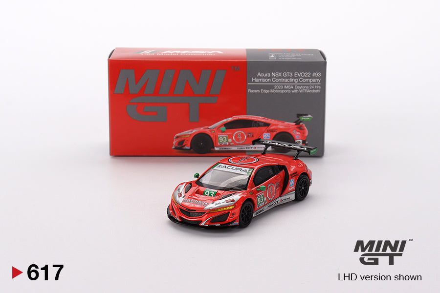 Mini GT - Acura NSX GT3 EVO22 #93 2023 IMSA Daytona 24 Hrs - Scale 1/64 MGT00617-L