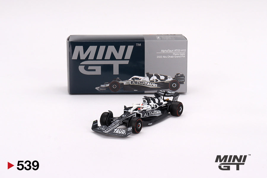 Mini GT - AlphaTauri AT03 #10 Pierre Gasly 2022 Abu Dhabi Grand Prix - Scale 1/64 MGT00539