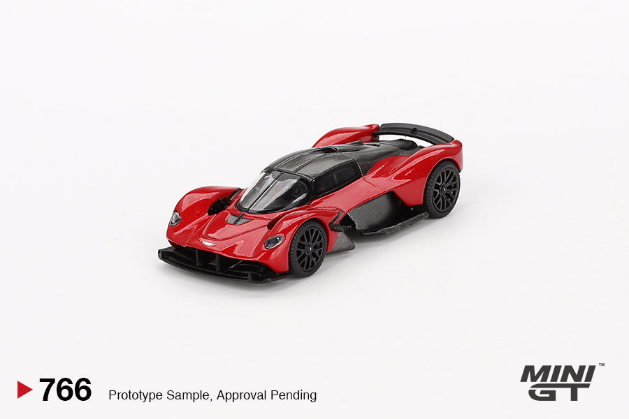 Mini GT - Aston Martin Valkyrie Hyper Red - Scale 1/64 MGT00766-L