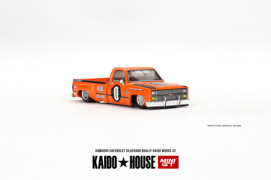 Mini GT - Chevrolet Silverado Dually KAIDO WORKS V2 - KAIDO HOUSE - Scala 1/64 KHMG090