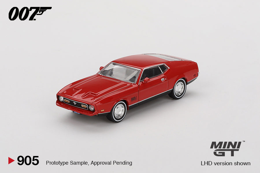 [PRE-ORDER] Mini Gt - 1971 Ford Mustang Mach 1 - Diamonds Are Forever 007 James Bond - Scala 1/64 MGT00905-007E English Blister