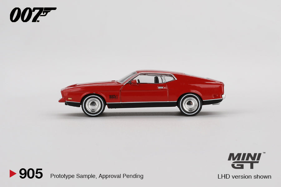 [PRE-ORDER] Mini Gt - 1971 Ford Mustang Mach 1 - Diamonds Are Forever 007 James Bond - Scala 1/64 MGT00905-007E English Blister