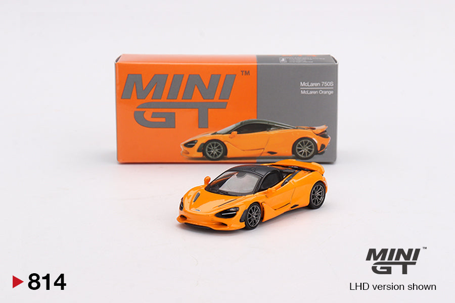 Mini GT - McLaren 750S McLaren Orange - Scala 1/64 MGT00814-L