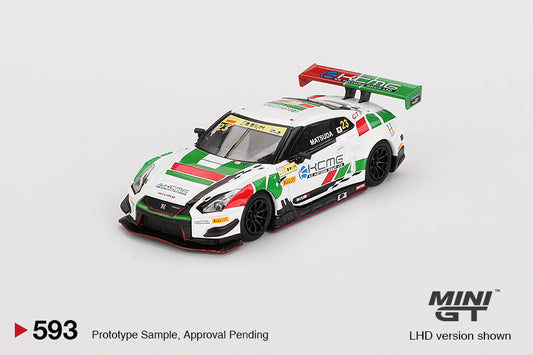 Mini GT - Nissan GT-R NISMO GT3 #23 KCMG 2018 FIA GT World Cup Macau - Scala 1/64 MGT00593