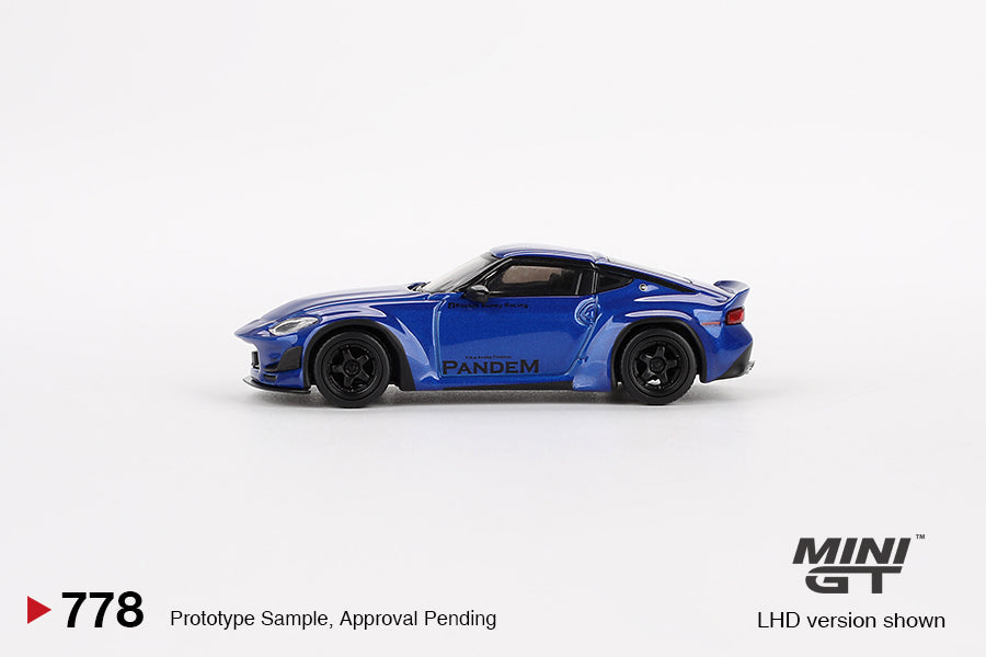 Mini GT - Nissan Z Pandem Seiran Blue - Scale 1/64 MGT00778-L