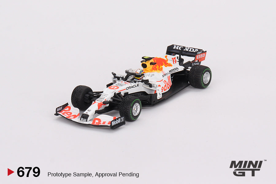 Mini GT - Red Bull RB16B #11 Sergio Pérez 2021 Turkish Grand Prix 3rd Place - Scala 1/64 MGT00679