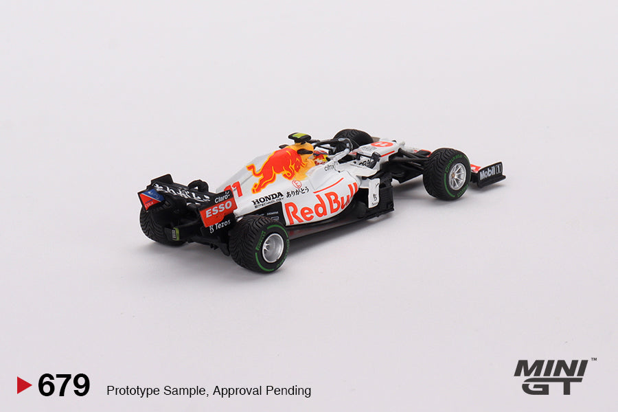 Mini GT - Red Bull RB16B #11 Sergio Pérez 2021 Turkish Grand Prix 3rd Place - Scale 1/64 MGT00679