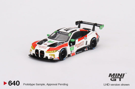 Mini GT - BMW M4 GT3 #1  IMSA 2023 Sebring 12 Hrs GTD Winner - Scala 1/64 MGT00640-L