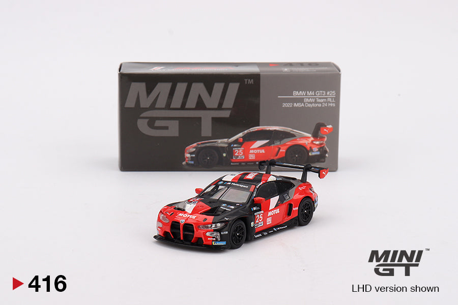 Mini GT - BMW M4 GT3 #25 BMW Team RLL 2022 IMSA Daytona 24 Hrs - Scala 1/64 MGT00416-L