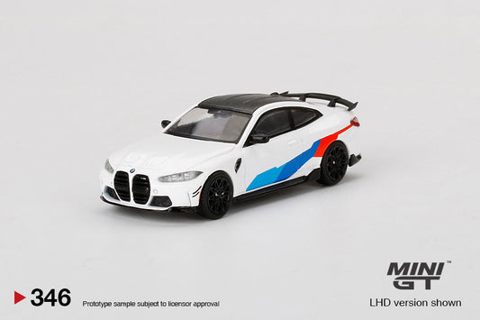 Mini GT - BMW M4 M-Performance (G82) Alpine White - Scale 1/64 MGT00346-R RHD