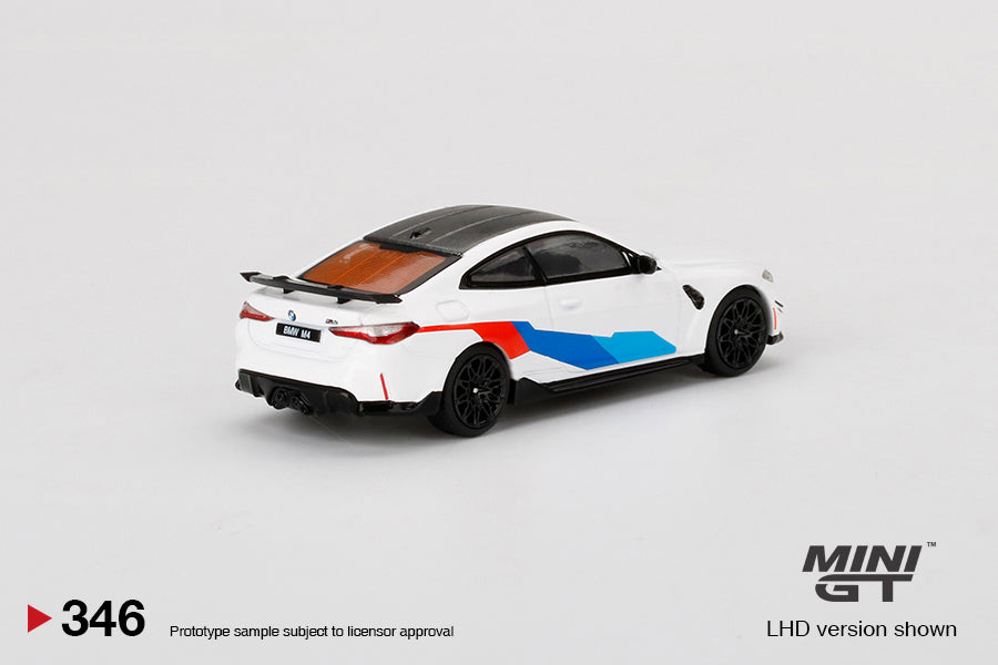 Mini GT - BMW M4 M-Performance (G82) Alpine White - Scale 1/64 MGT00346-R RHD