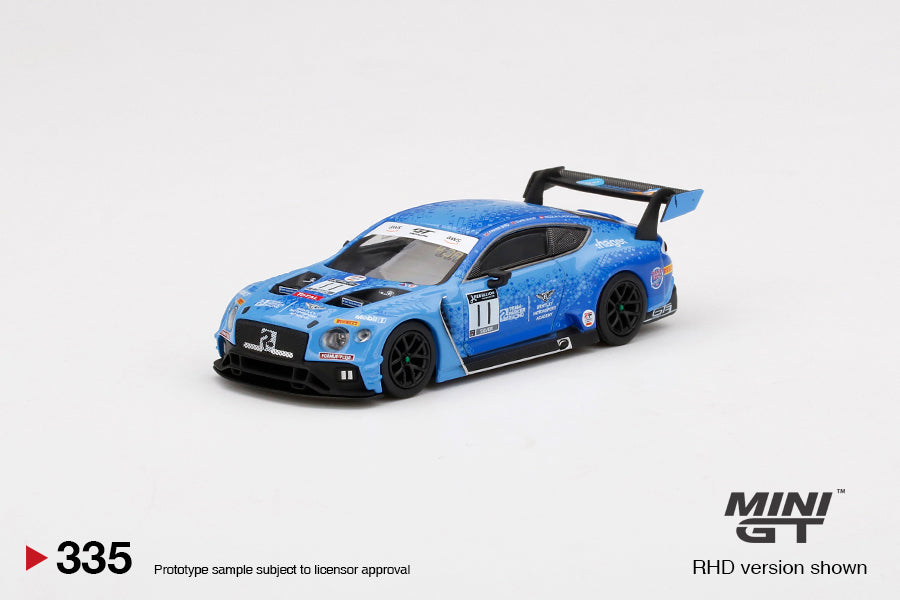 Mini GT - Bentley Continental GT3 #11 2020 Total 24 Hrs of Spa - Scala 1/64 MGT00335-R