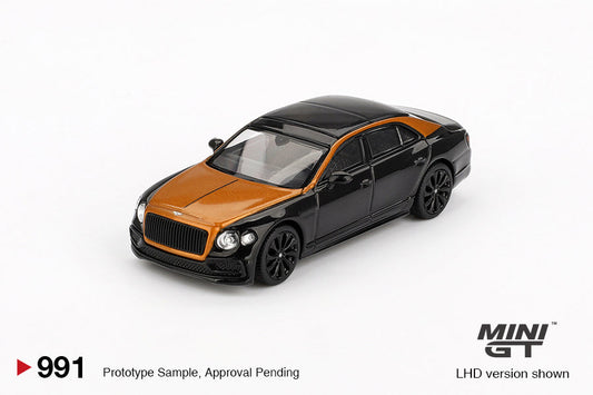 [PRE-ORDER] Mini GT - Bentley Flying Spur Orange Flame / Onyx 2024 - Scale 1/64 MGT00991-L